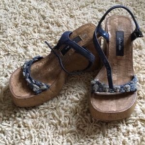 Vintage platform wedges